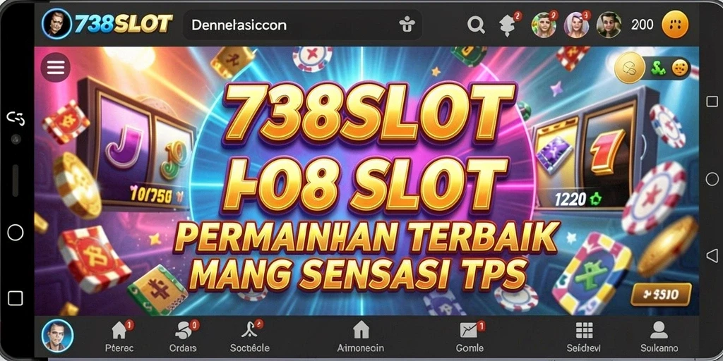 Tampilan antarmuka permainan 738SLOT dengan grafis menawan.