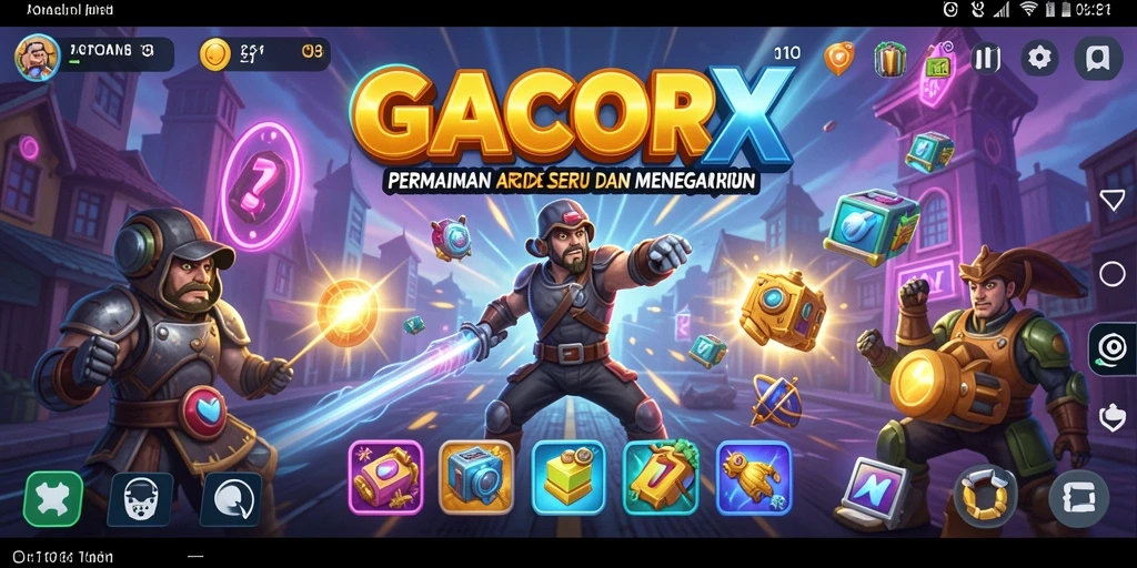 Gameplay dinamis dan menegangkan di GACORX.