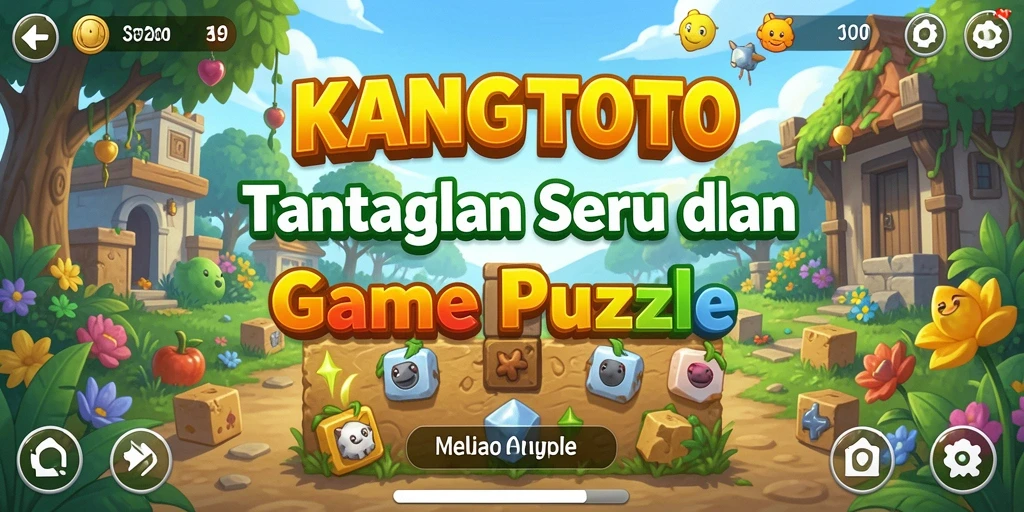Tampilan gameplay <strong>KANGTOTO</strong> dengan berbagai puzzle menarik.