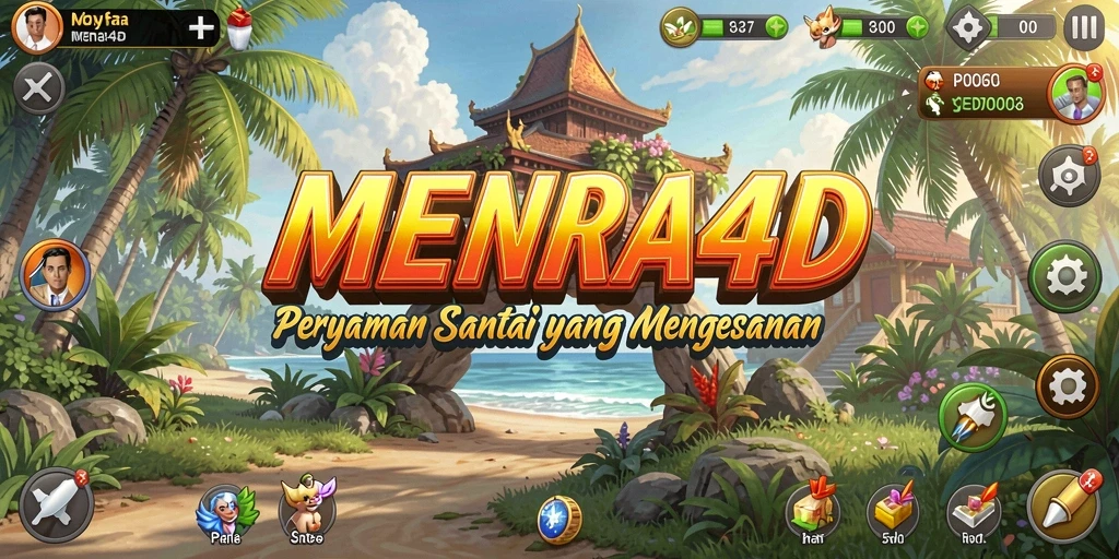 Screenshot gameplay MENARA4D yang seru dan penuh warna.
