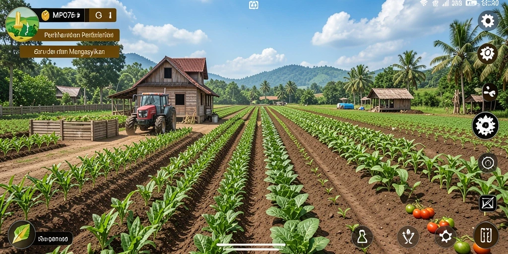 Tampilan gameplay MPO76 yang menarik dan penuh warna.