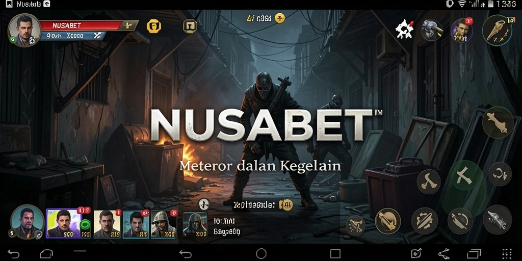 Tampilan gameplay menakutkan NUSABET yang penuh kengerian.
