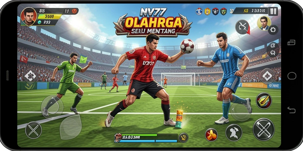 Tampilan gameplay NV77 yang menawan saat pertandingan olahraga.