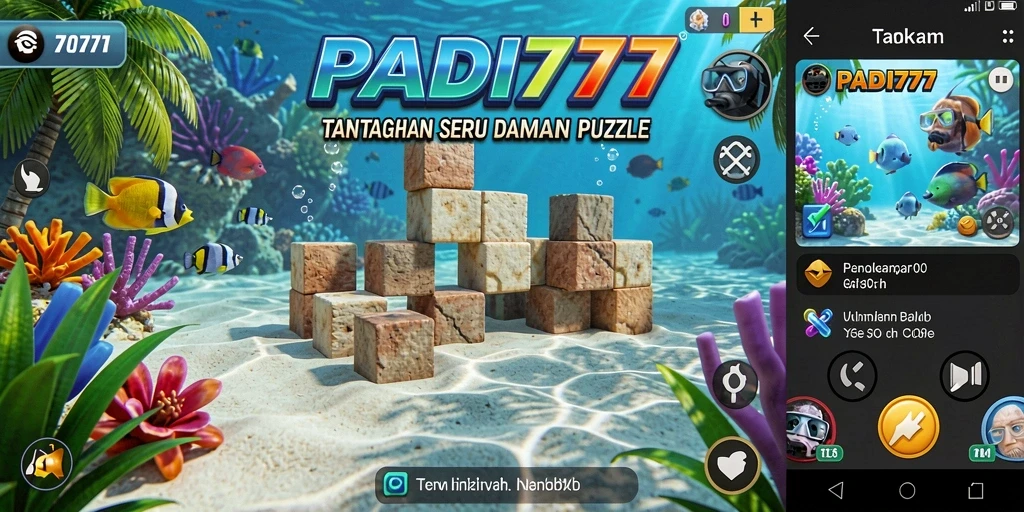 Tangkapan layar gameplay PADI777 menampilkan tantangan Puzzle yang menarik.
