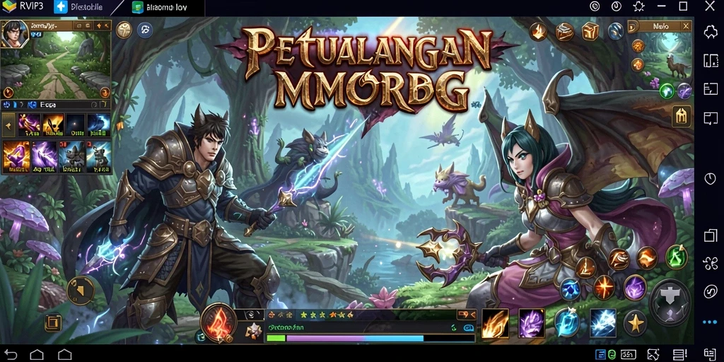 Gambaran tangkapan layar gameplay <strong>RVIP3</strong> yang menampilkan pertarungan seru antar pemain.