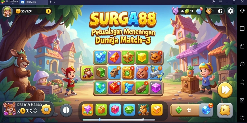 Tampilan seru gameplay SURGA88 yang mengasyikkan.