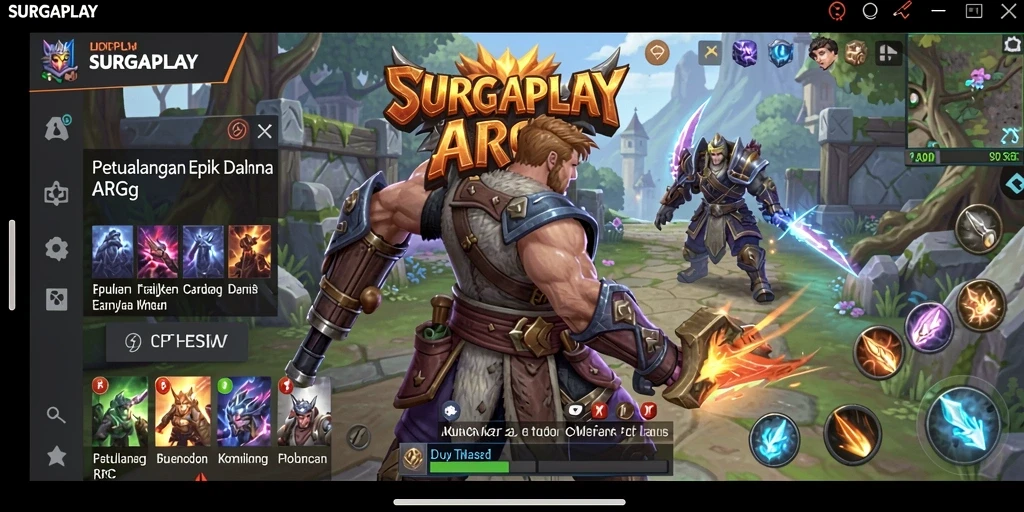 Gameplay SERGAPLAY dengan grafis menawan dan aksi seru.