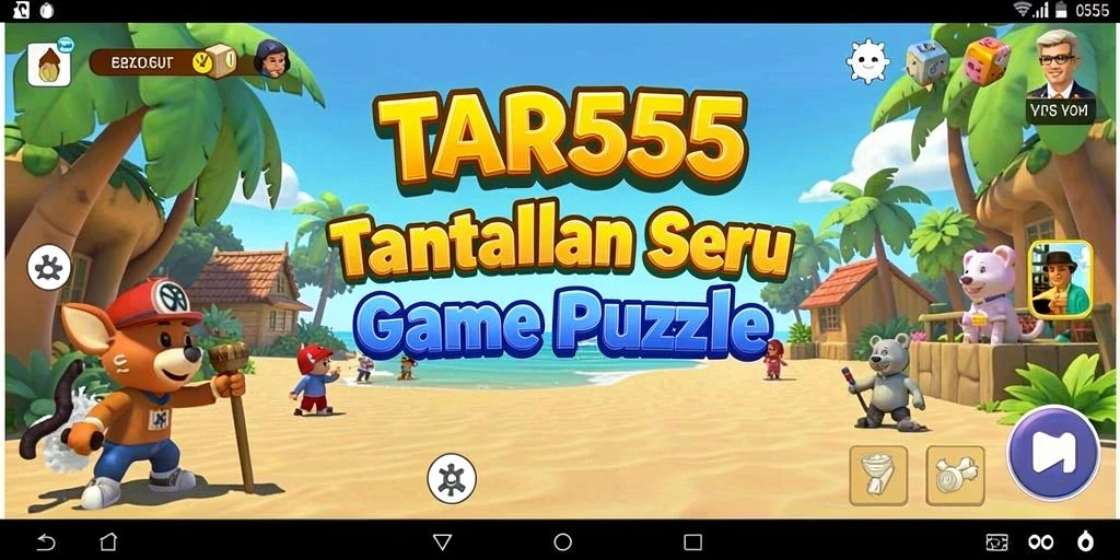Tampilan gameplay TAR555 yang menarik dan menantang.