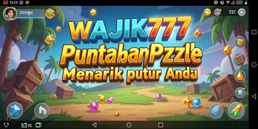 Tangkapan layar WAJIK777 memperlihatkan gameplay puzzle yang seru dan menantang.