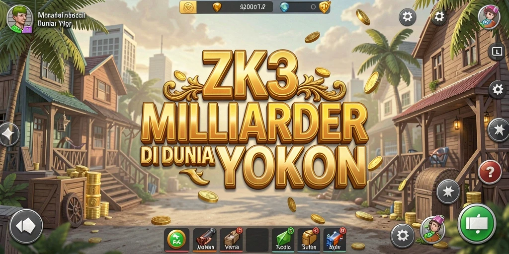 Tampilan gameplay ZK3 yang menarik dan penuh strategi Tycoon.